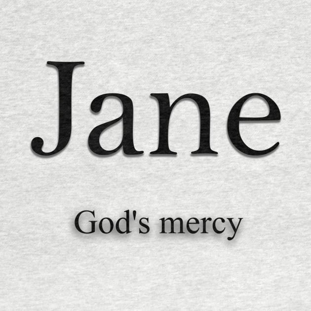 Jane Name meaning by Demonic cute cat